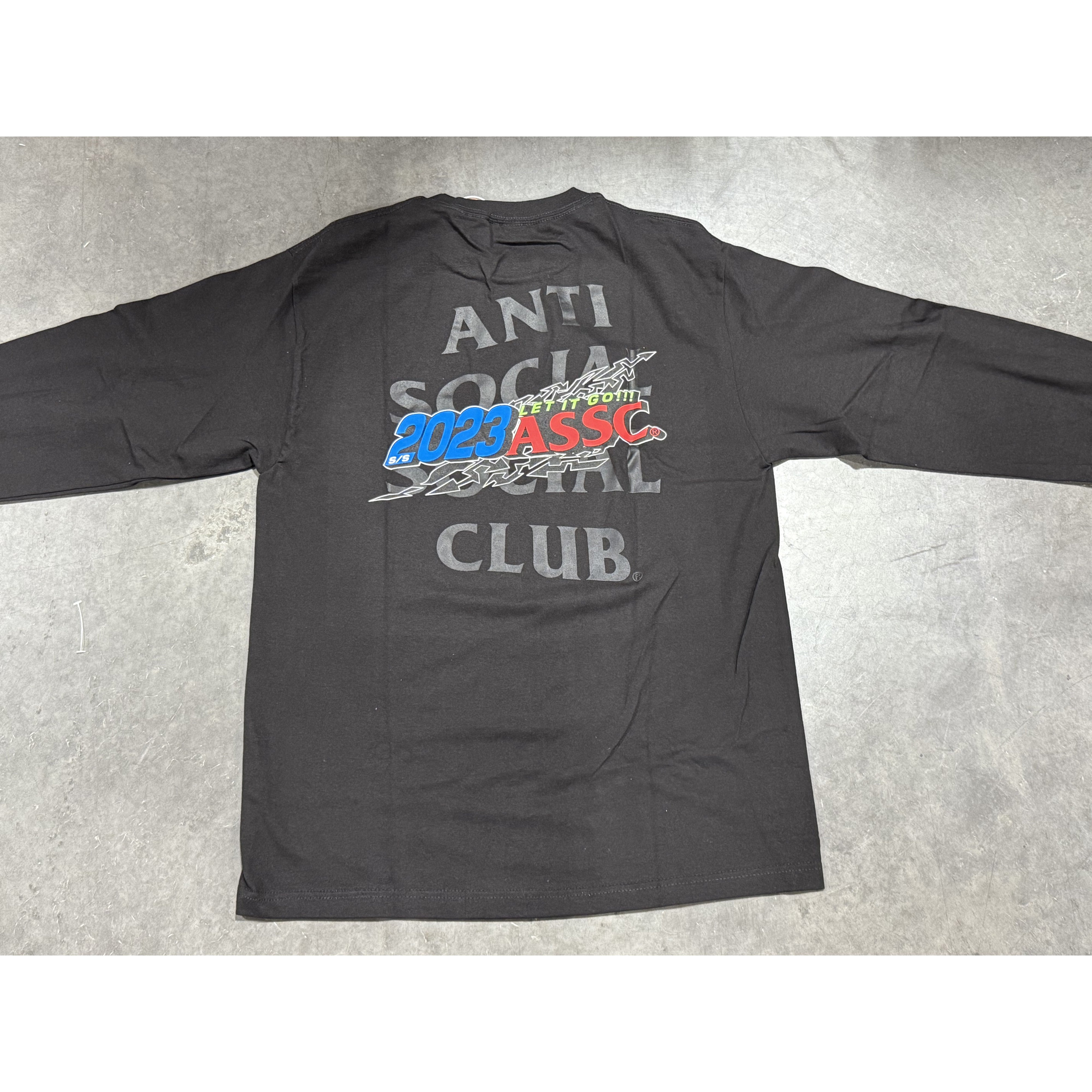 Anti Social Social Club "Let It Go 2023" Long Sleeve Black