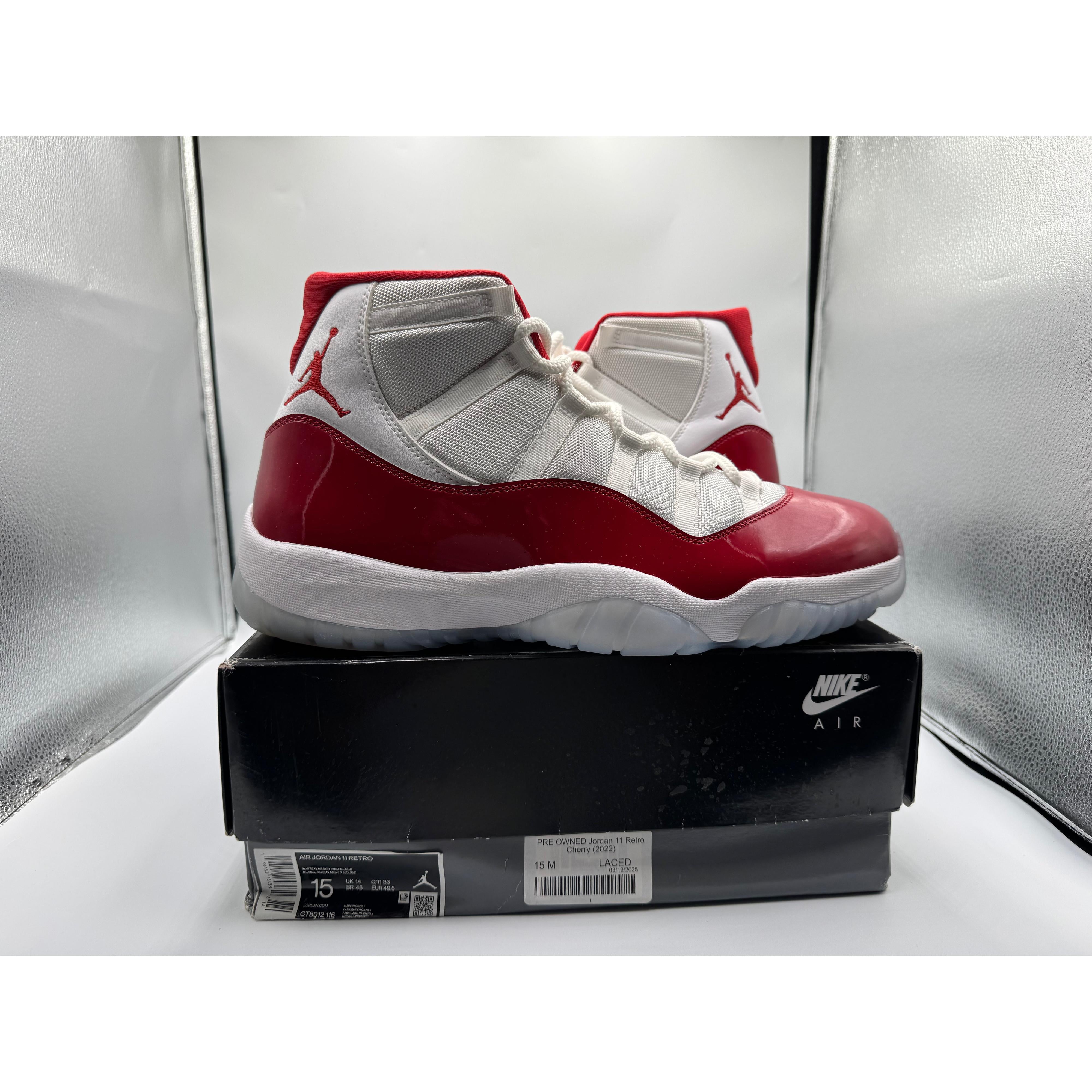 PRE OWNED Jordan 11 Retro Cherry (2022)