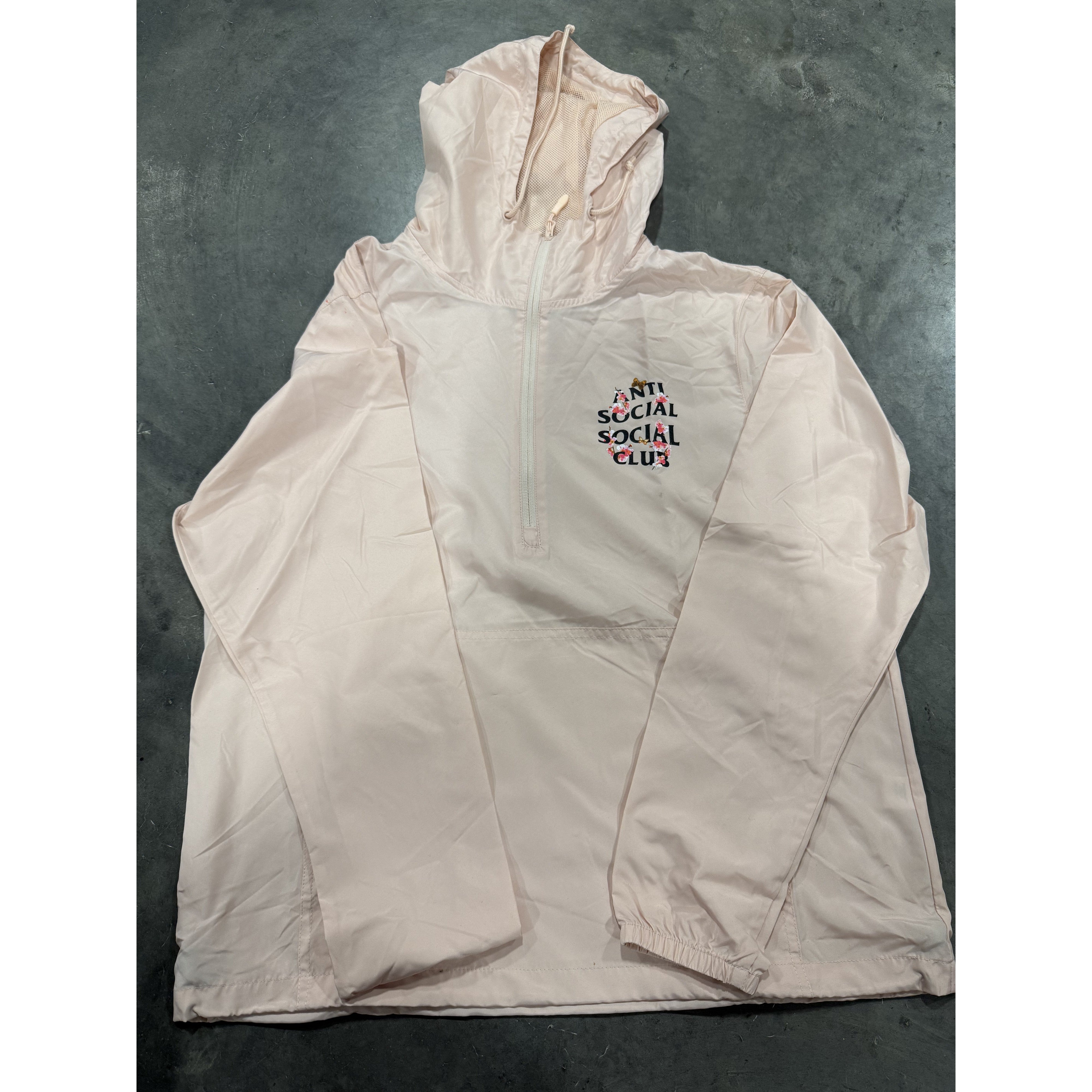 Anti Social Social Club Burn Out Half Zlp 'Pink'