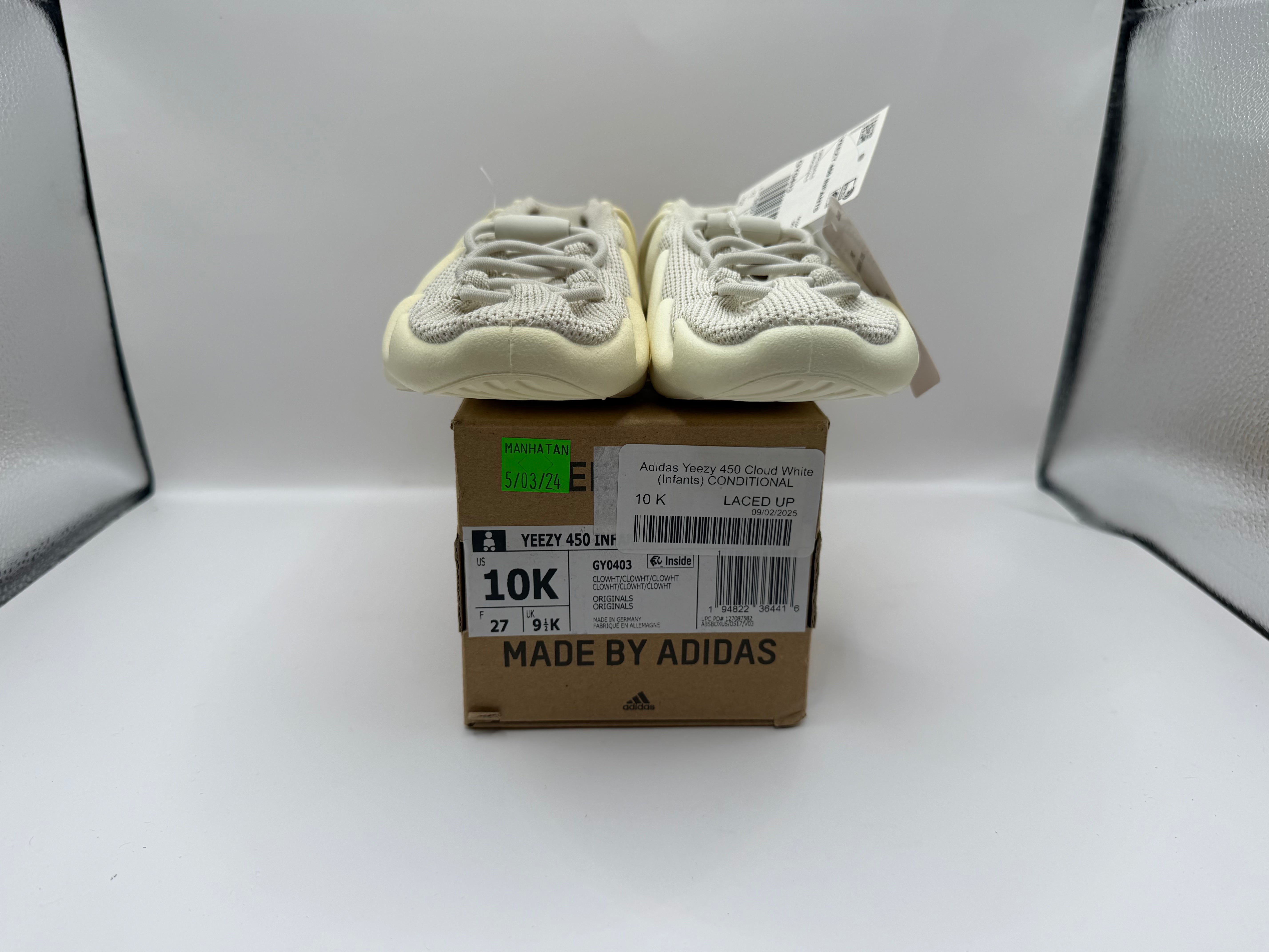 Adidas Yeezy 450 Cloud White (Infants) CONDITIONAL