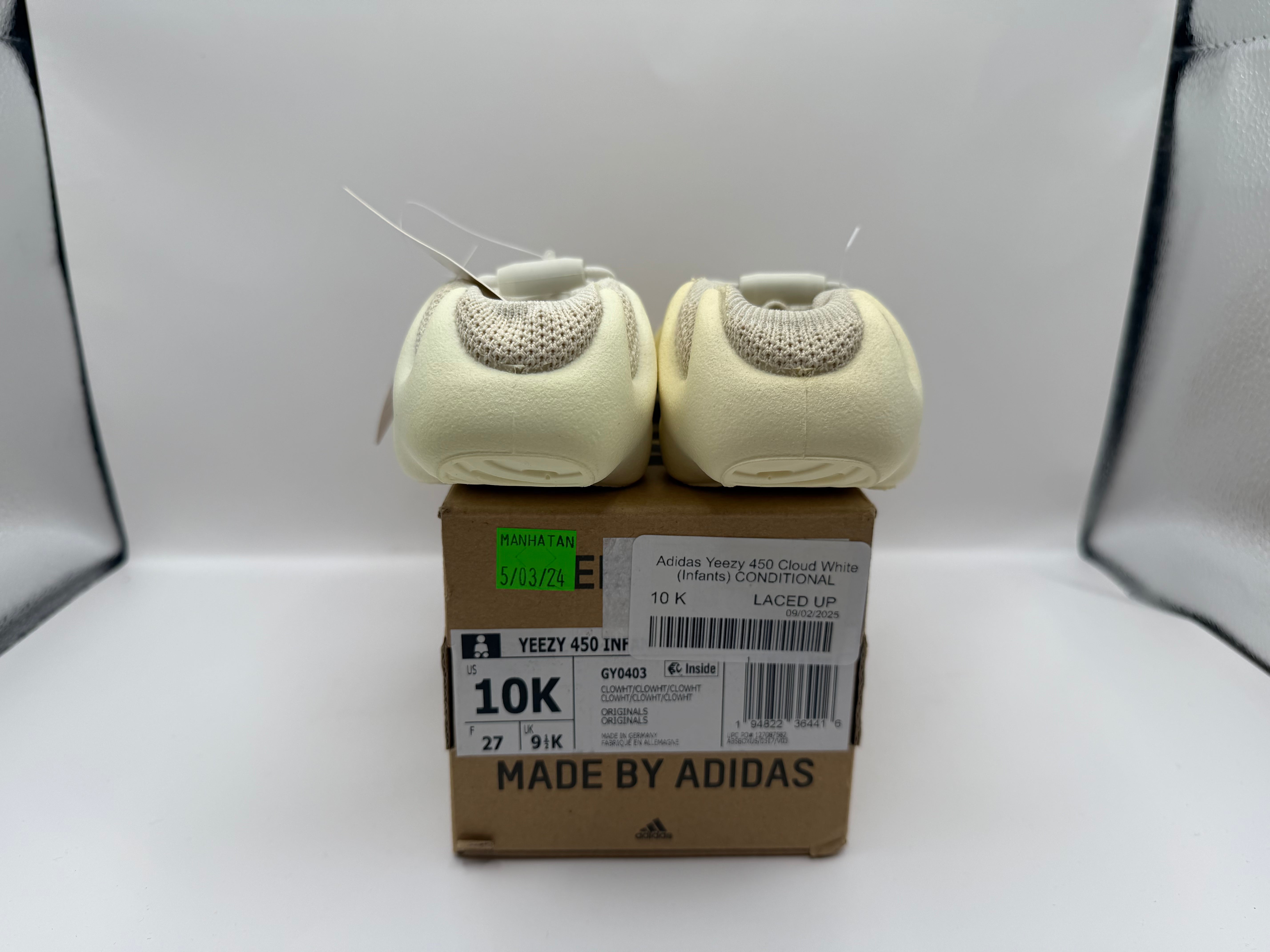 Adidas Yeezy 450 Cloud White (Infants) CONDITIONAL