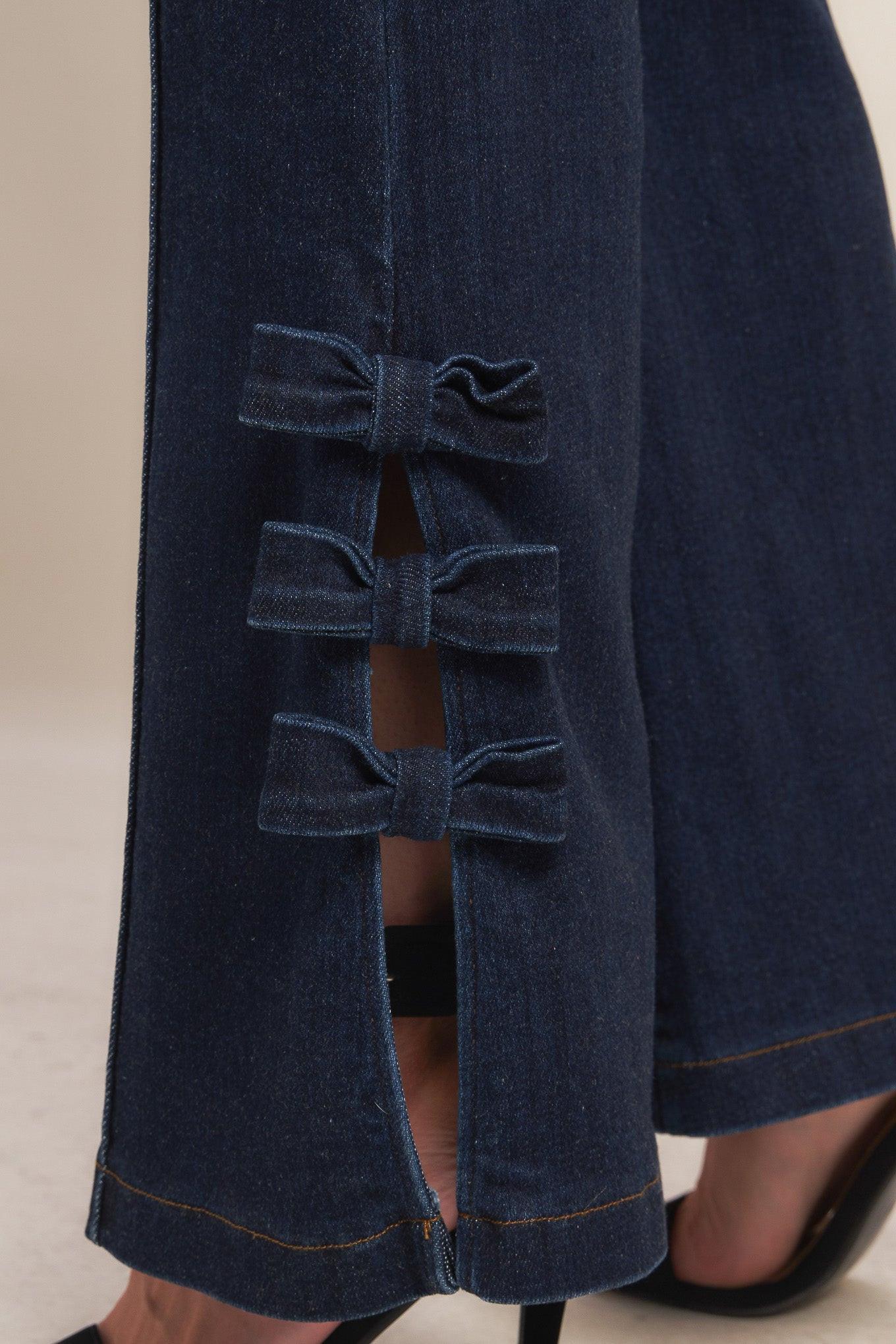 VINTAGE ICON DARK INDIGO DENIM PANTS