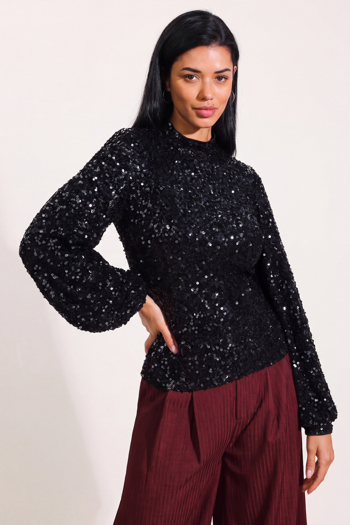 STAY THE SAME SEQUIN TOP