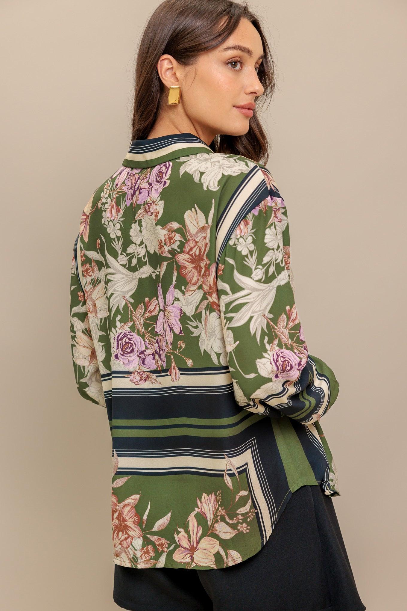 GARDEN CLUB WOVEN TOP