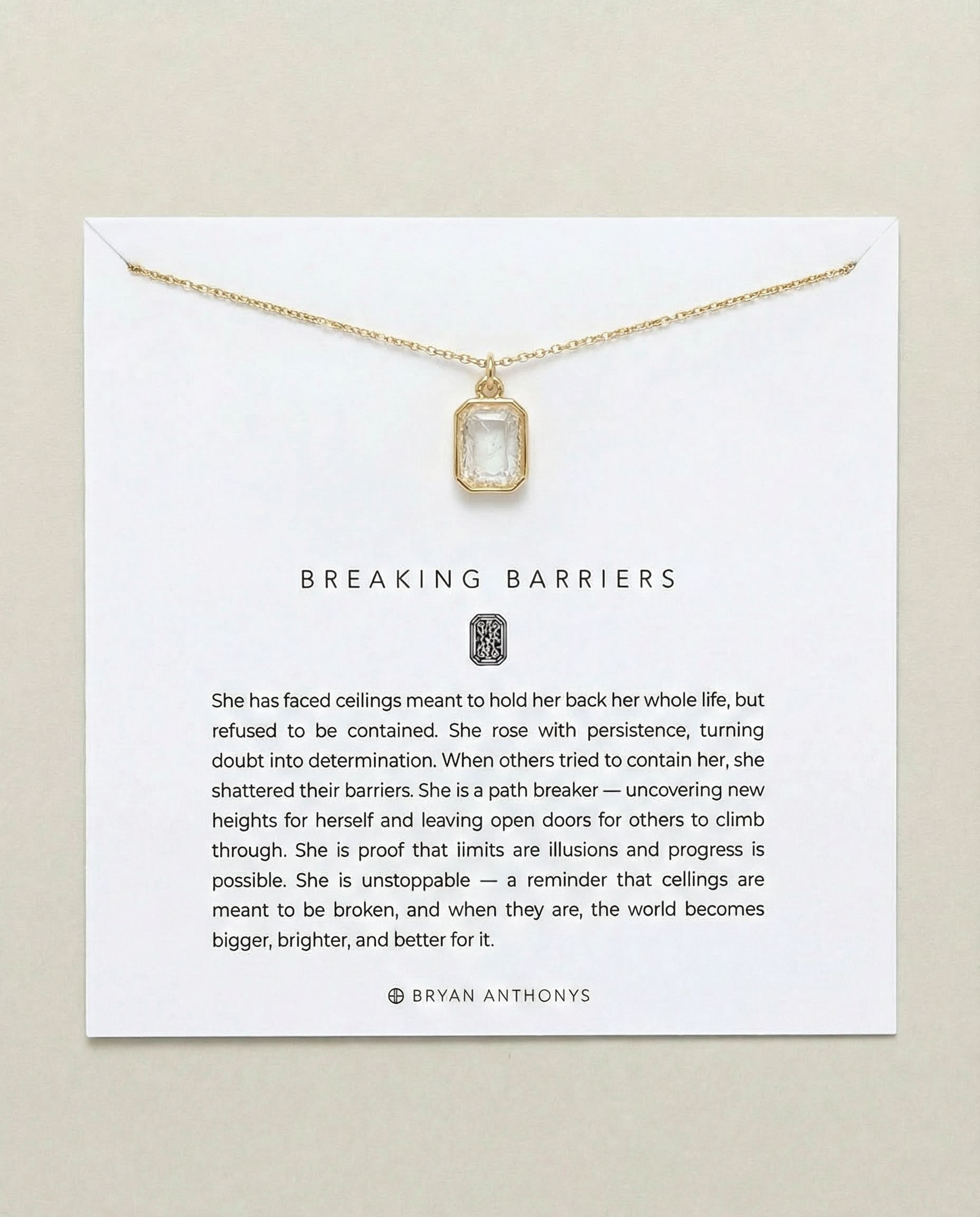Breaking Barriers Necklace