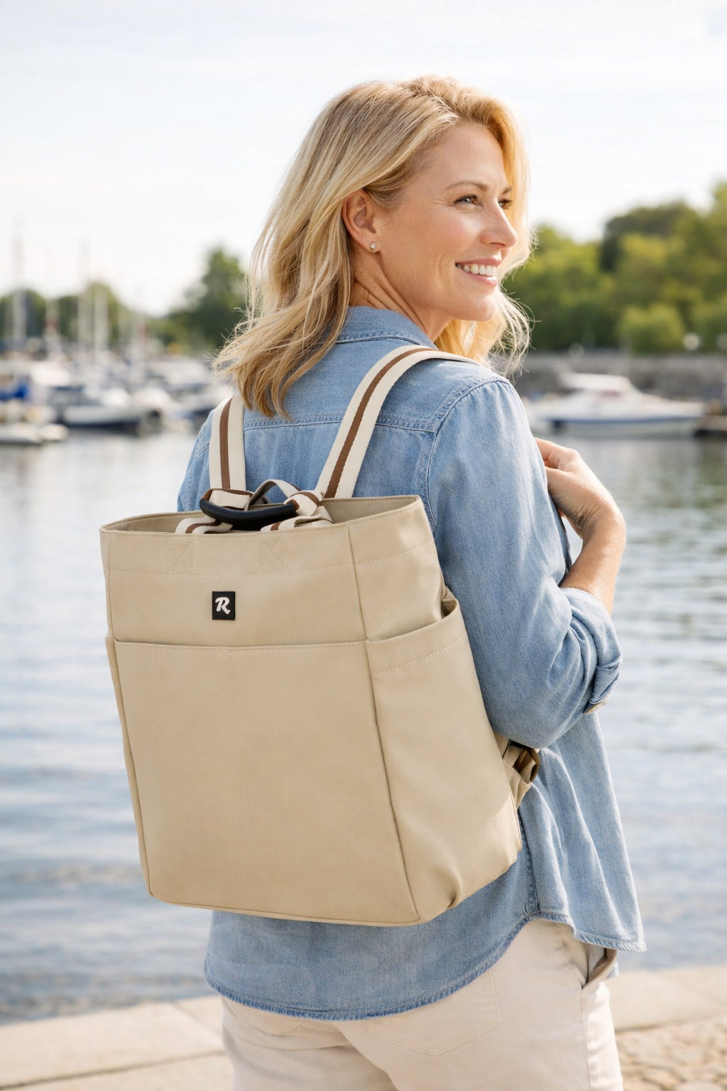 Everyday Backpack | Reveille Khaki Nylon