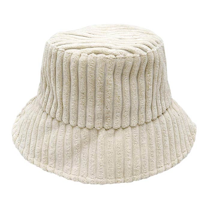 Solid Corduroy Bucket Hat