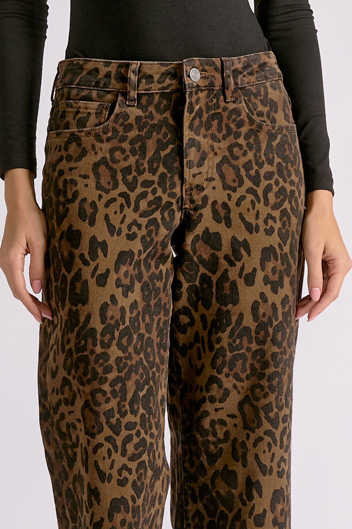 Cheetah Print Jeans