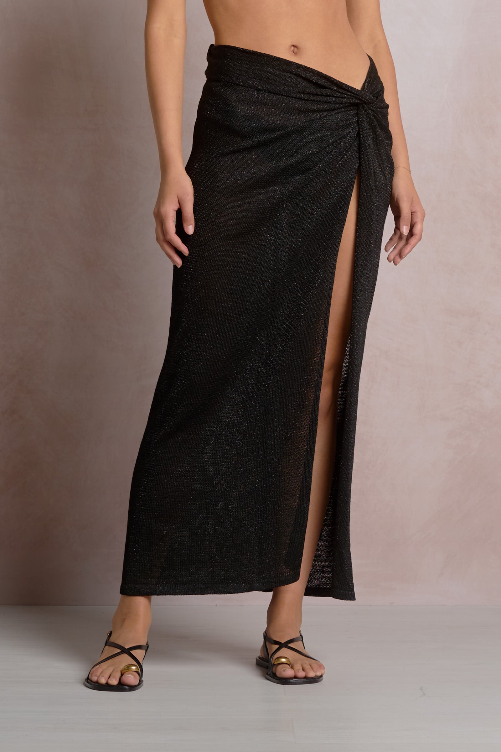 Kera Wrap Skirt Black