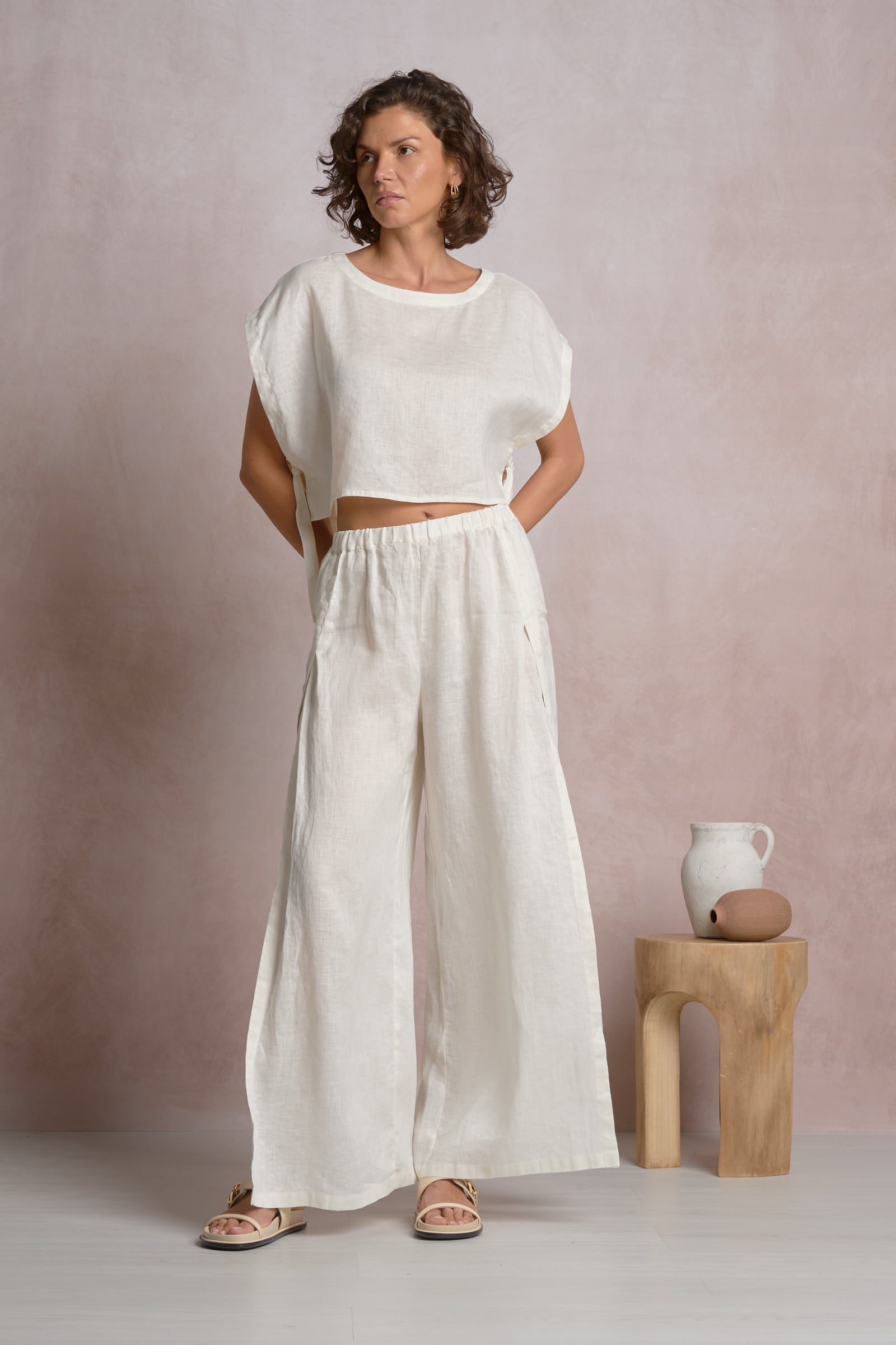Lilian Top White