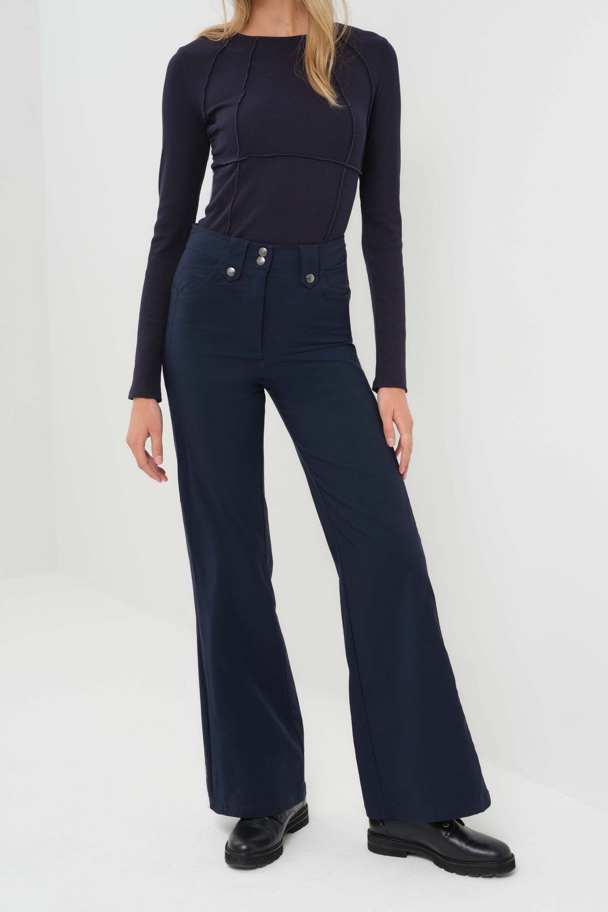 Harley Midweight Travel Wide Leg Pant