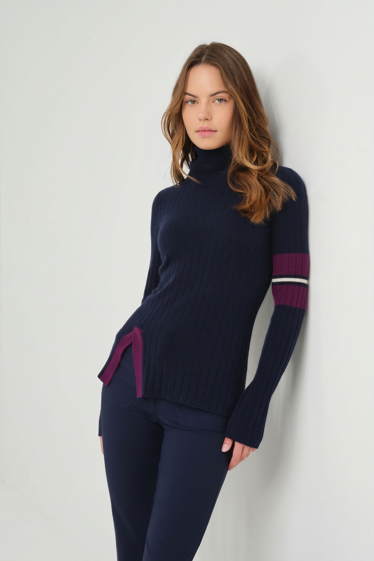 Lourdes Cashmere Turtleneck Sweater