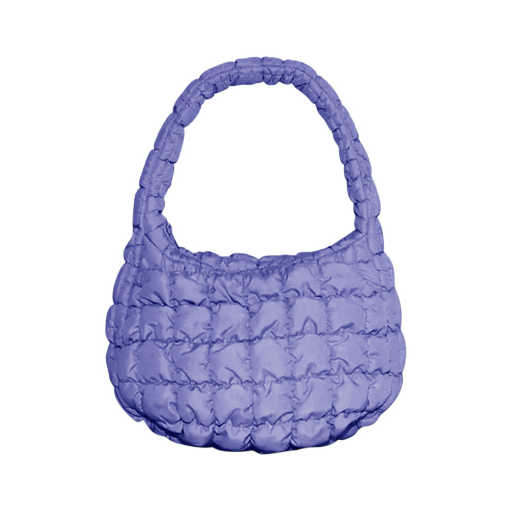 Quilted Puffer Tote Shoulder Bag
