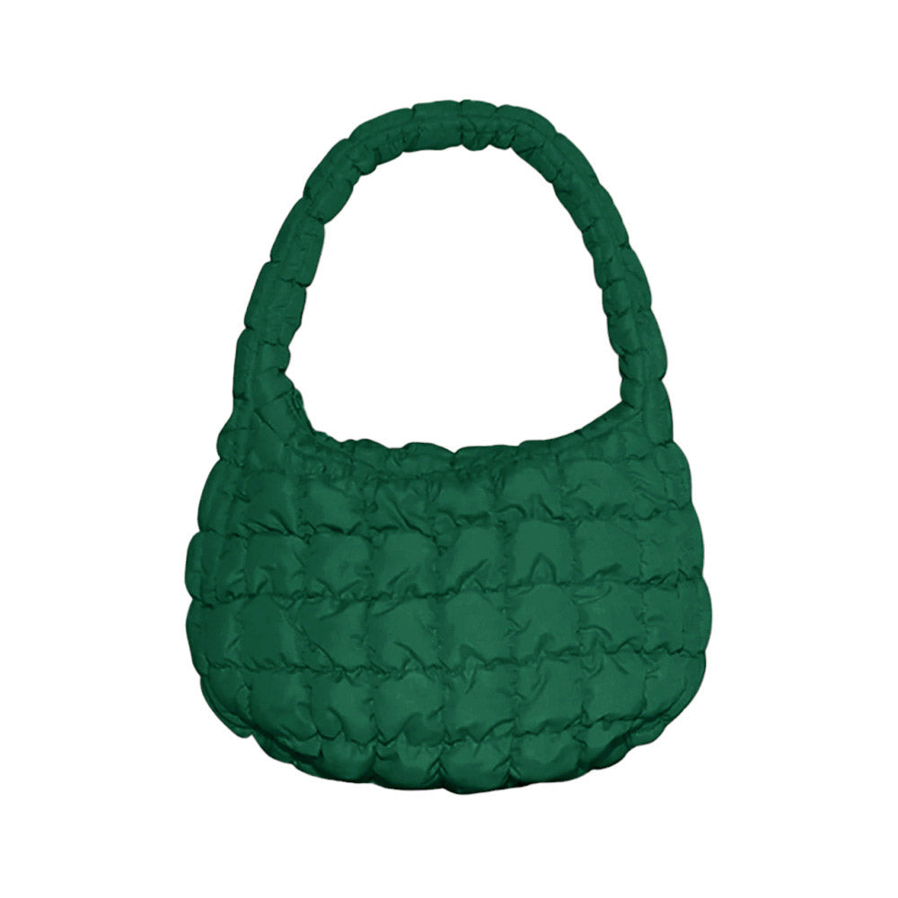 Quilted Puffer Tote Shoulder Bag