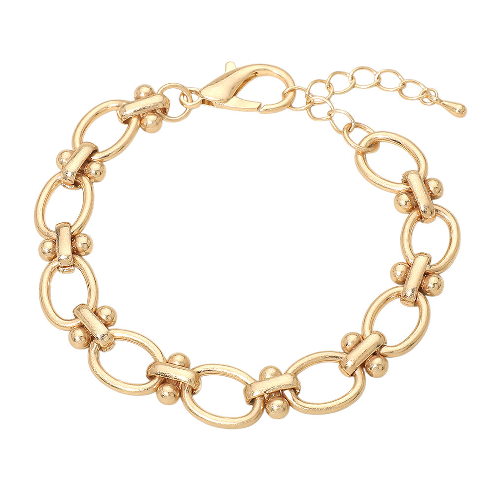 Decorative Link Chain Bracelet