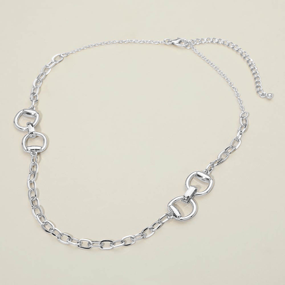 Horsebit Link Chain Necklace