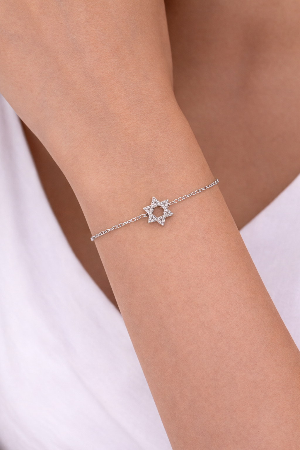 Kira Star of David CZ Bracelet
