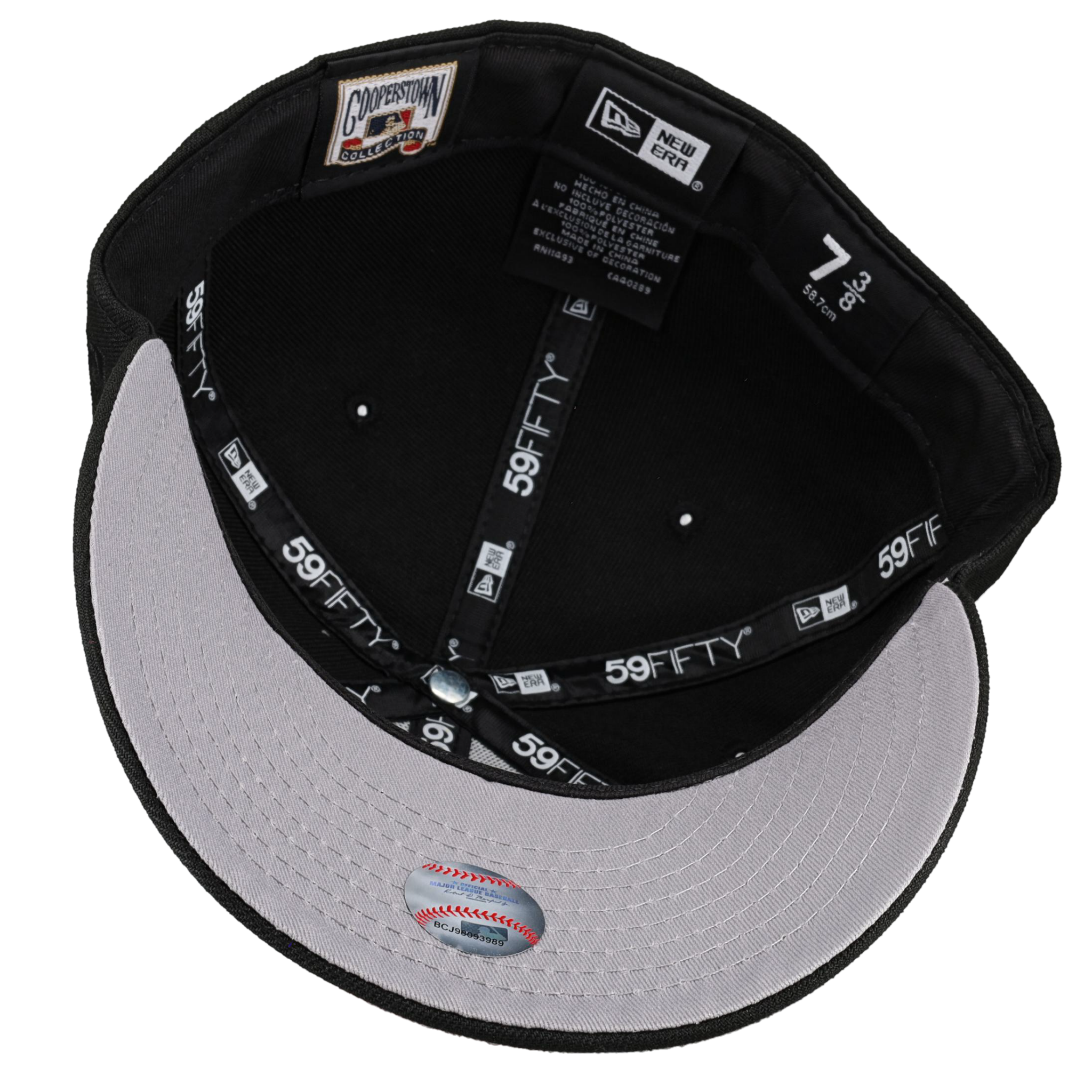 Seattle Mariners 25th Anniversary Black Metallic 59Fifty Fitted Hat
