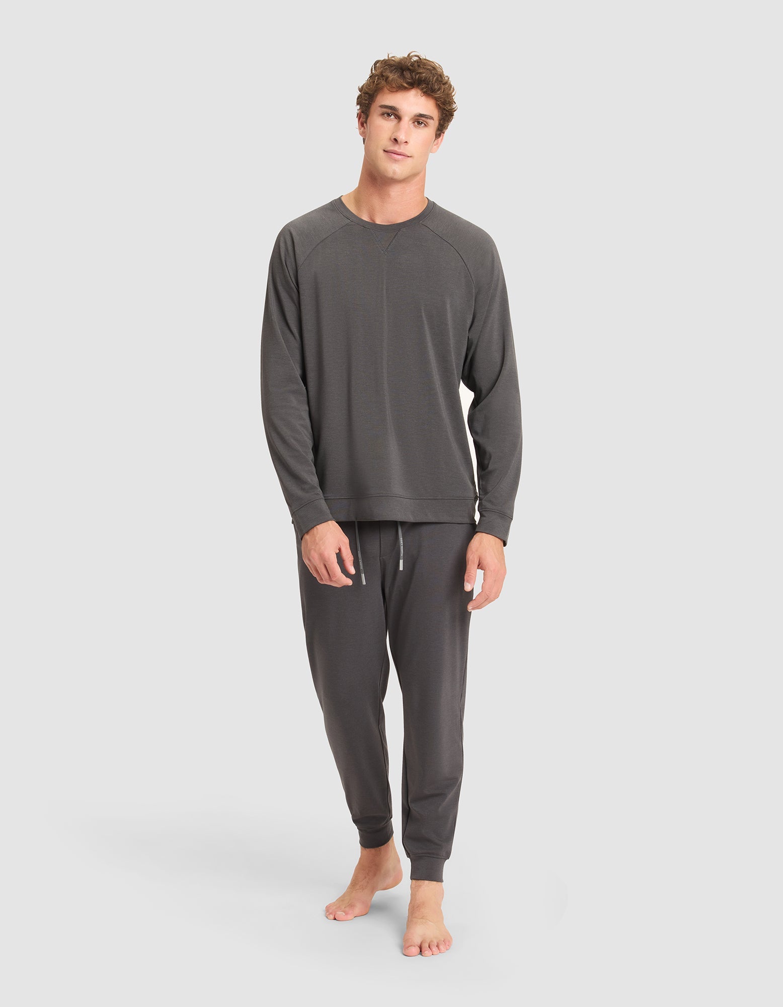 Men's Brushed Bamboo Jogger Set