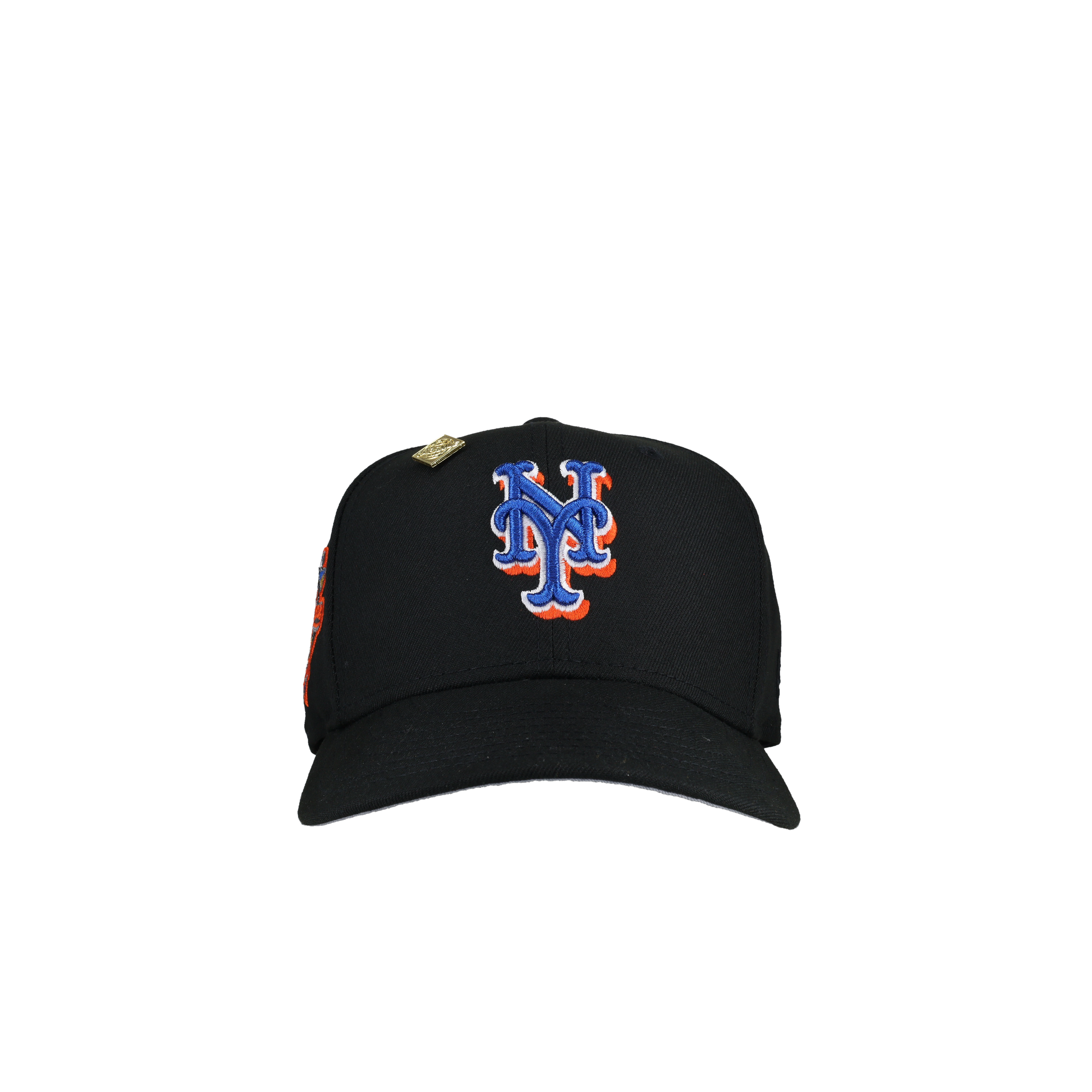 New York Mets 2000 World Series Black Orange Metallic 59Fifty Fitted Hat