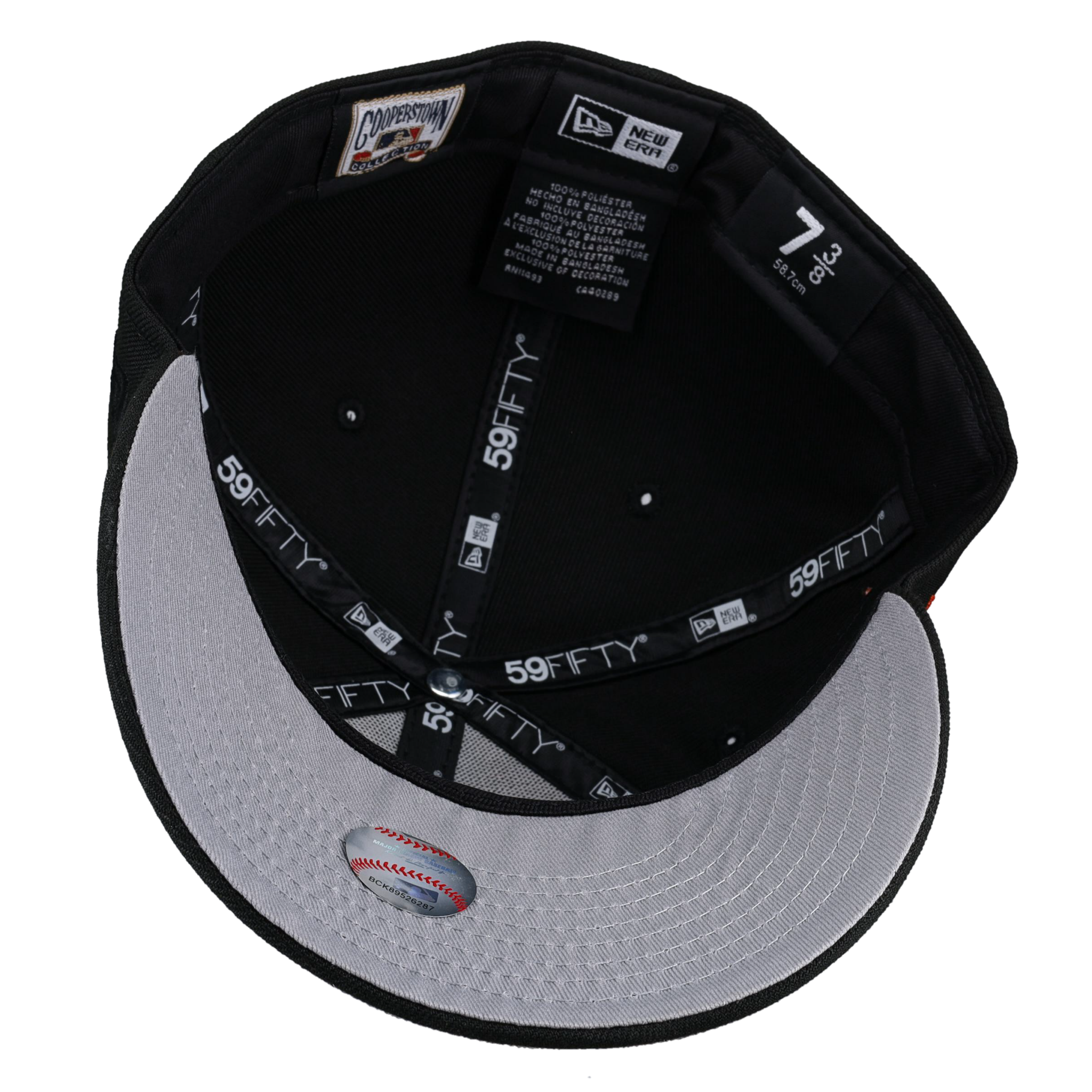 New York Mets 2000 World Series Black Orange Metallic 59Fifty Fitted Hat