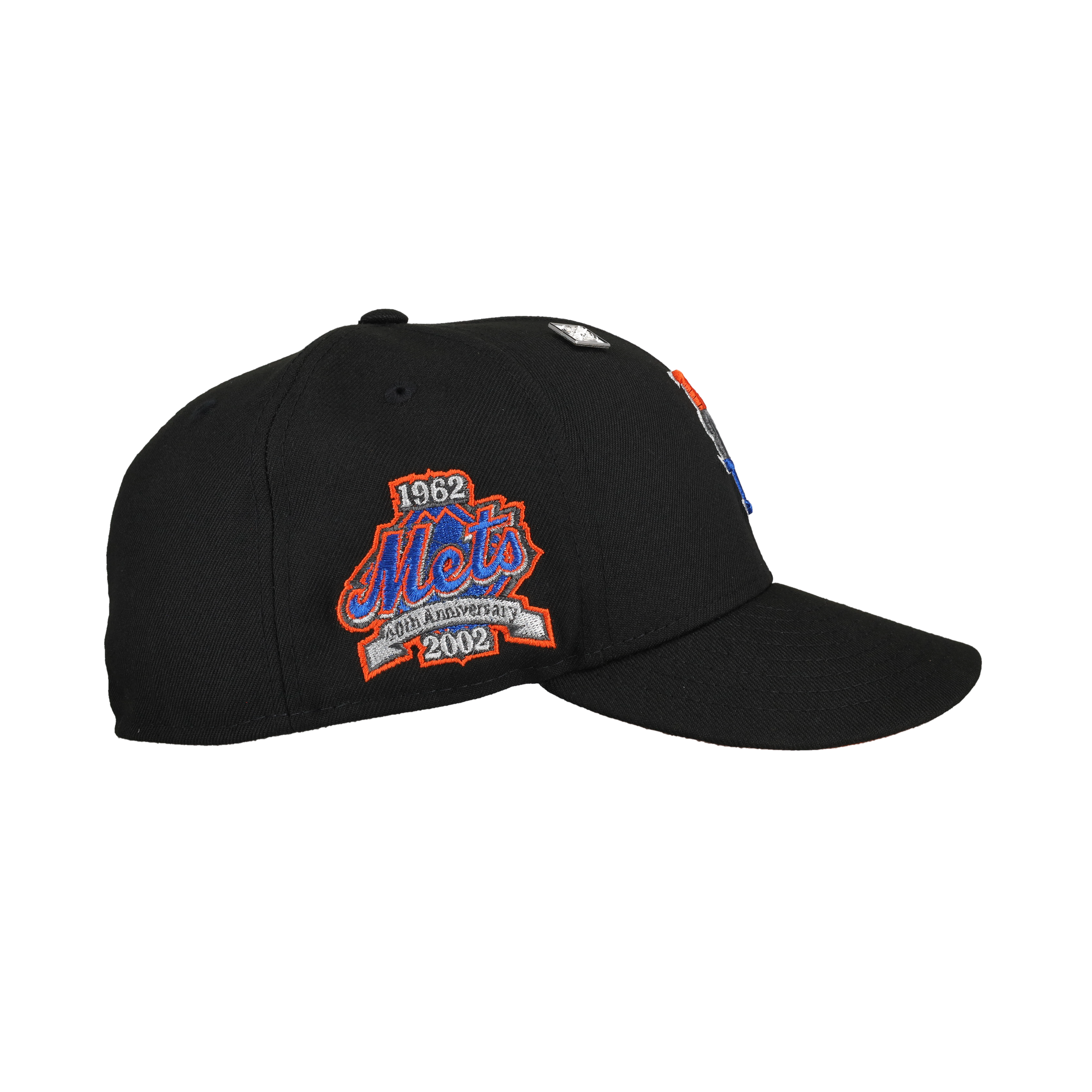 New York Mets 40th Anniversary "3 Tier" Metallic 59Fifty Fitted Hat
