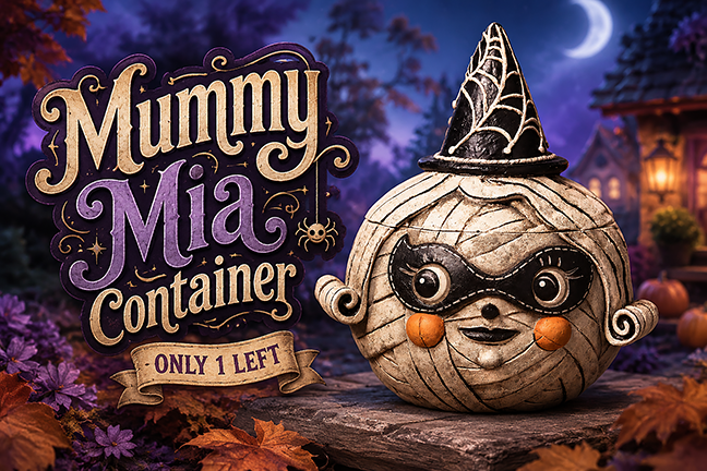 Mummy Mia Container by Johanna Parker LAST ONE!!