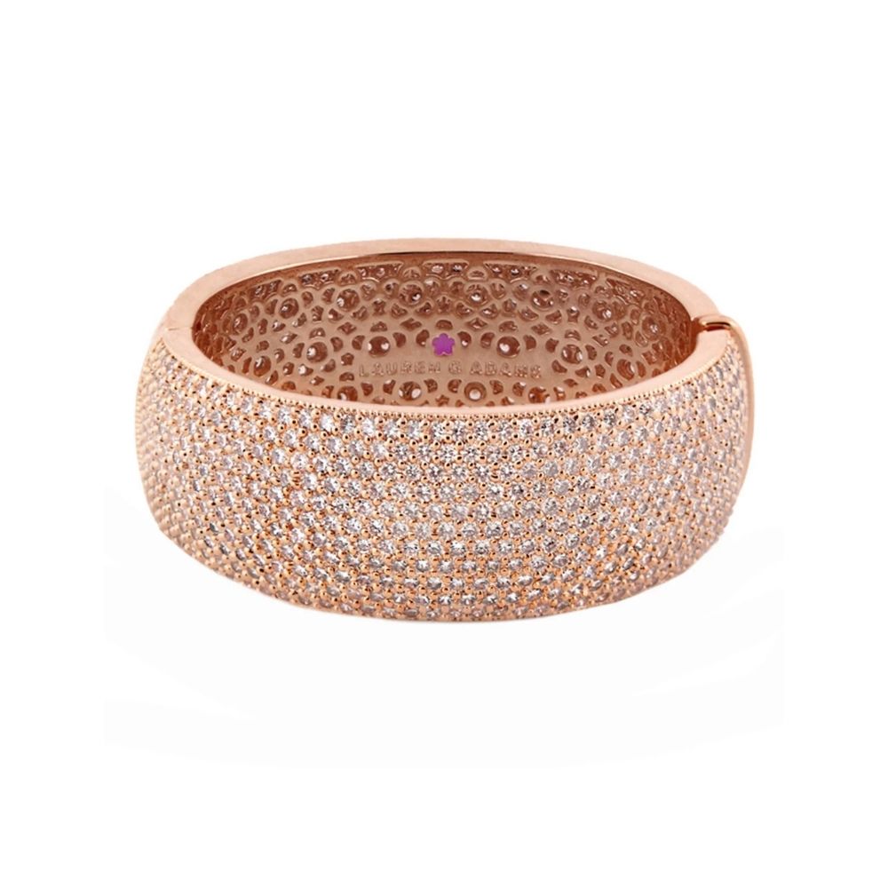 Thick Glamour Pave Bangle