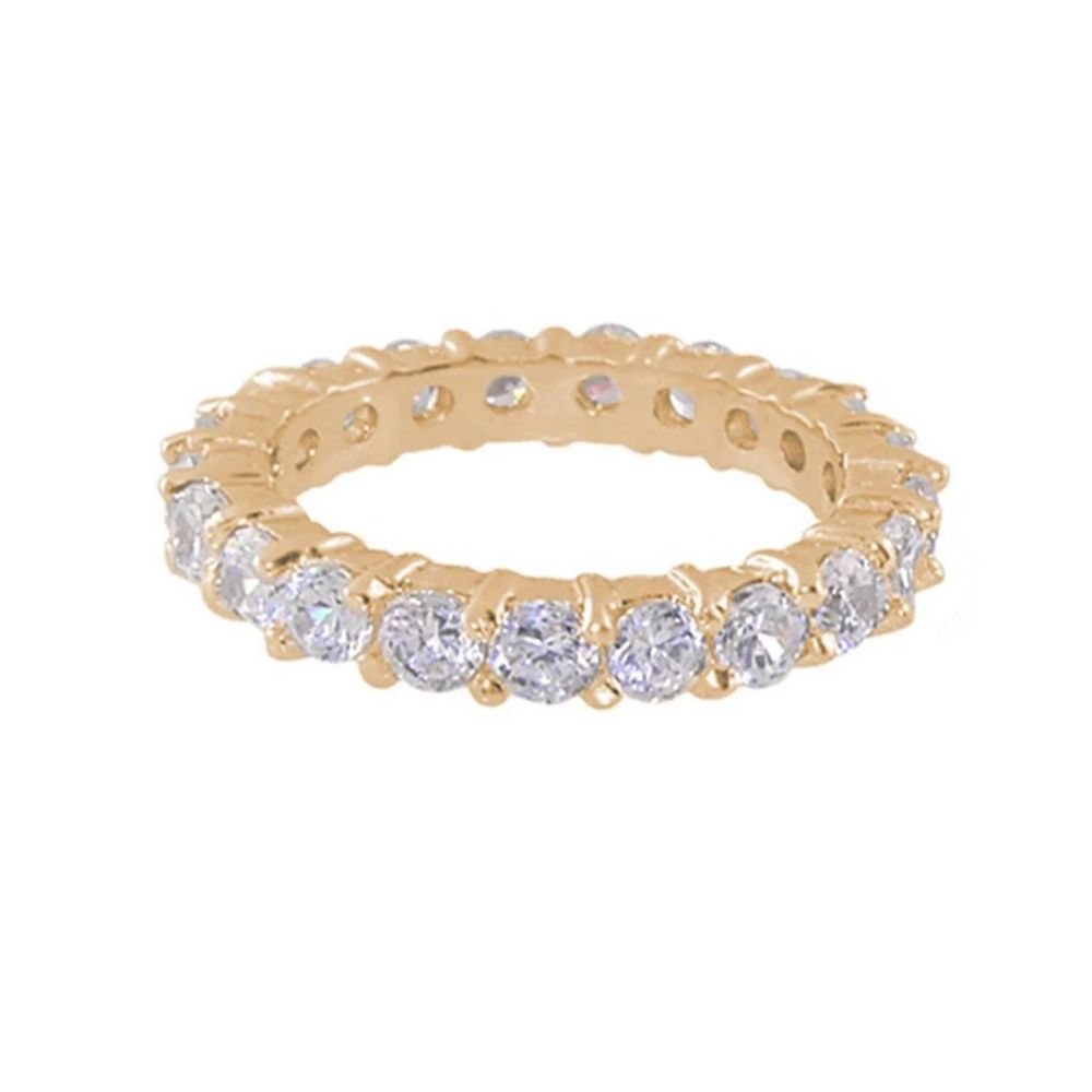 925 Eternity Band — Round Prong