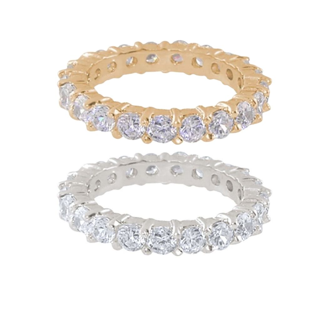 925 Eternity Band — Round Prong