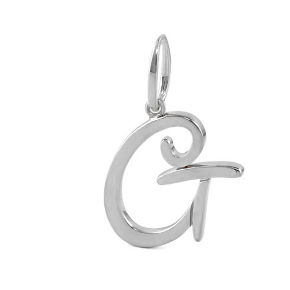 Lolo Initial Pendant — Script Letter