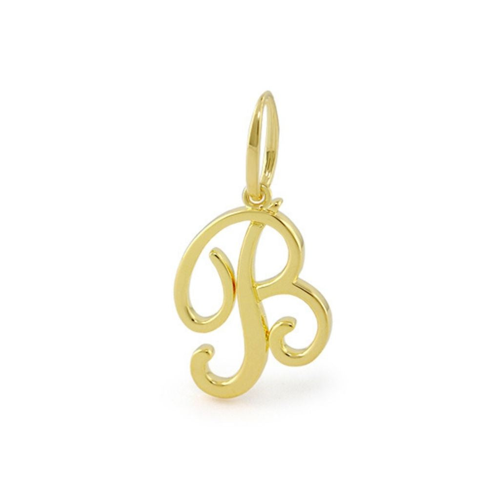 Lolo Initial Pendant — Script Letter