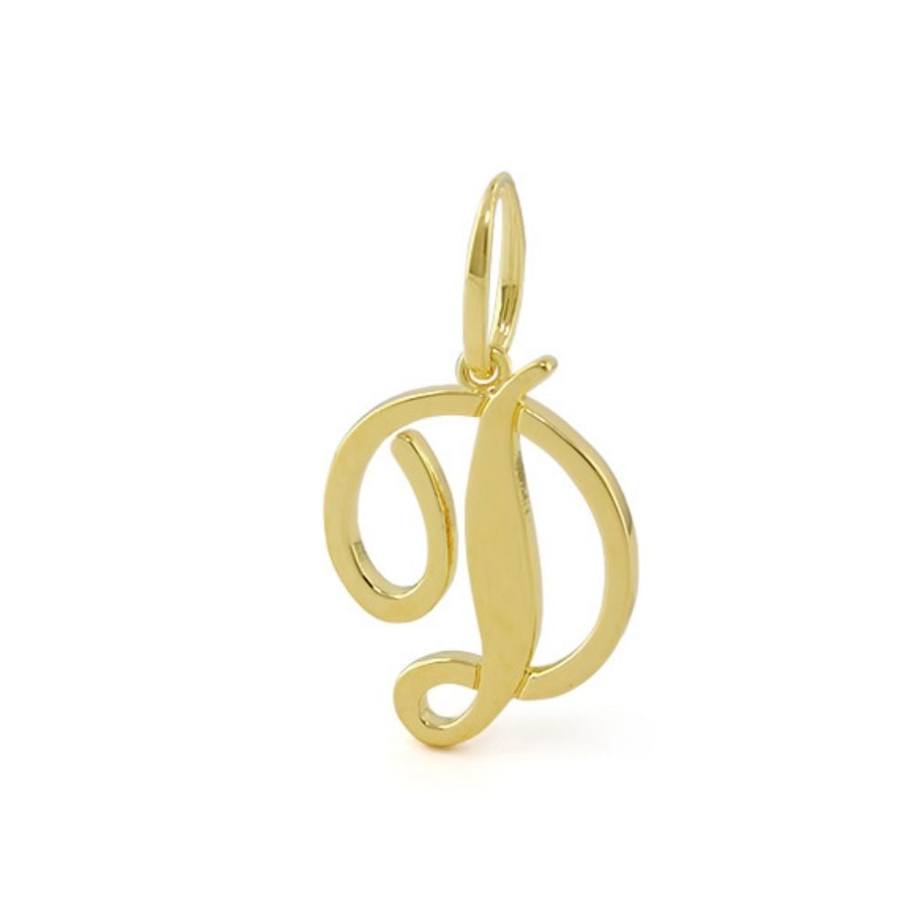 Lolo Initial Pendant — Script Letter