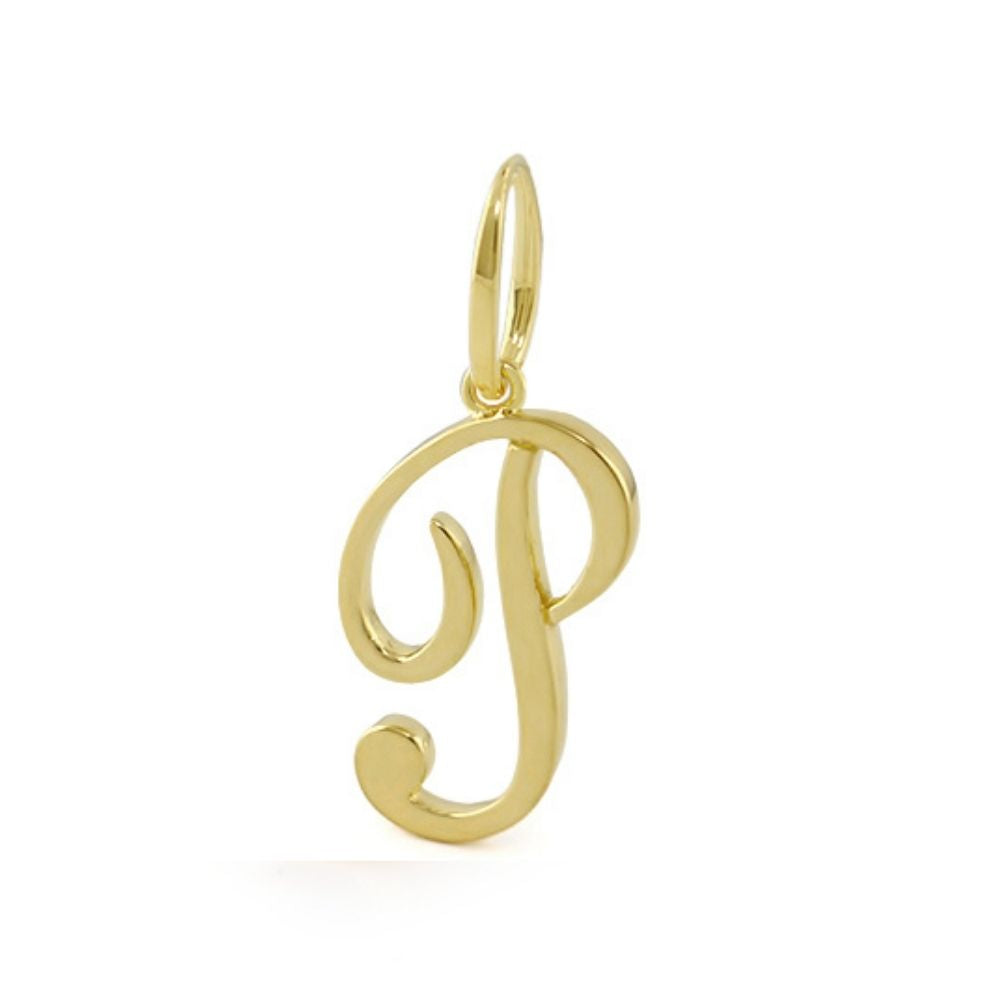 Lolo Initial Pendant — Script Letter