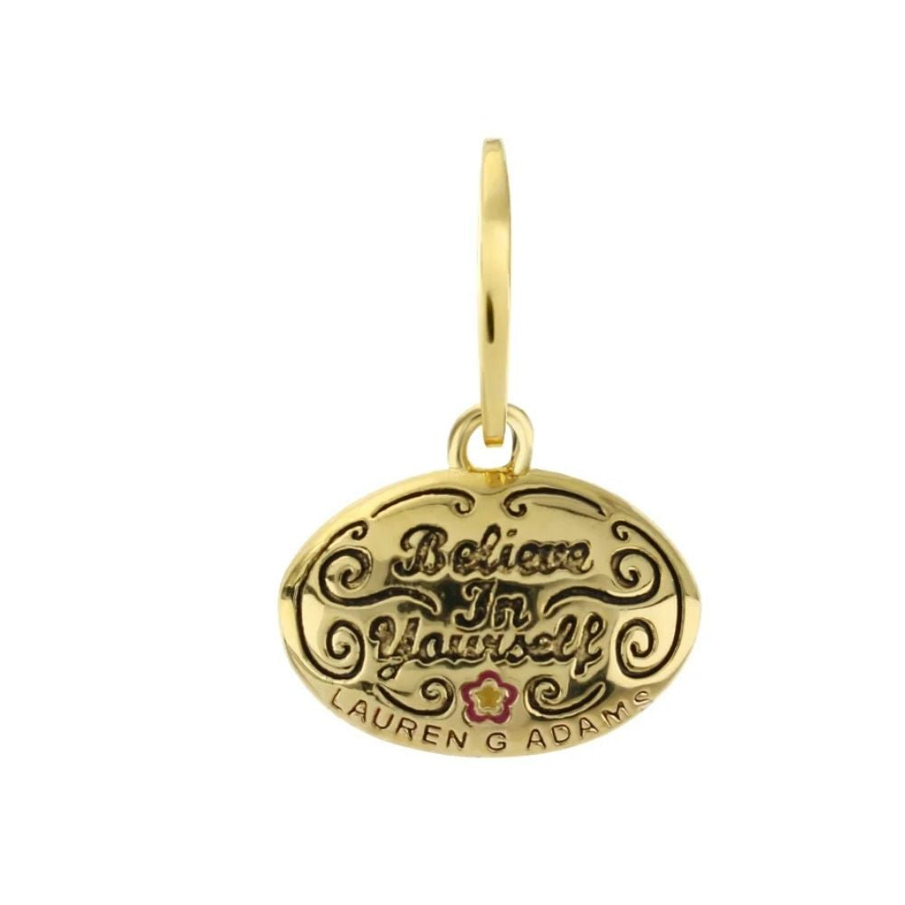 Petit Gateau Pendant — Believe In Yourself Oval