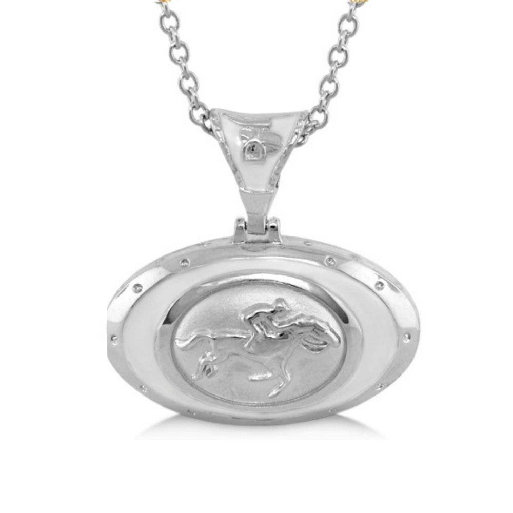 Equestrian Pendant Necklace