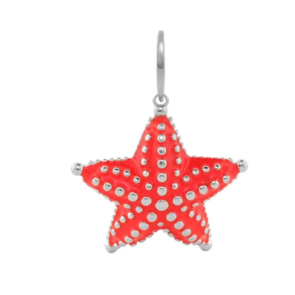 Eau Starfish Pendant — Red Dotted Charm