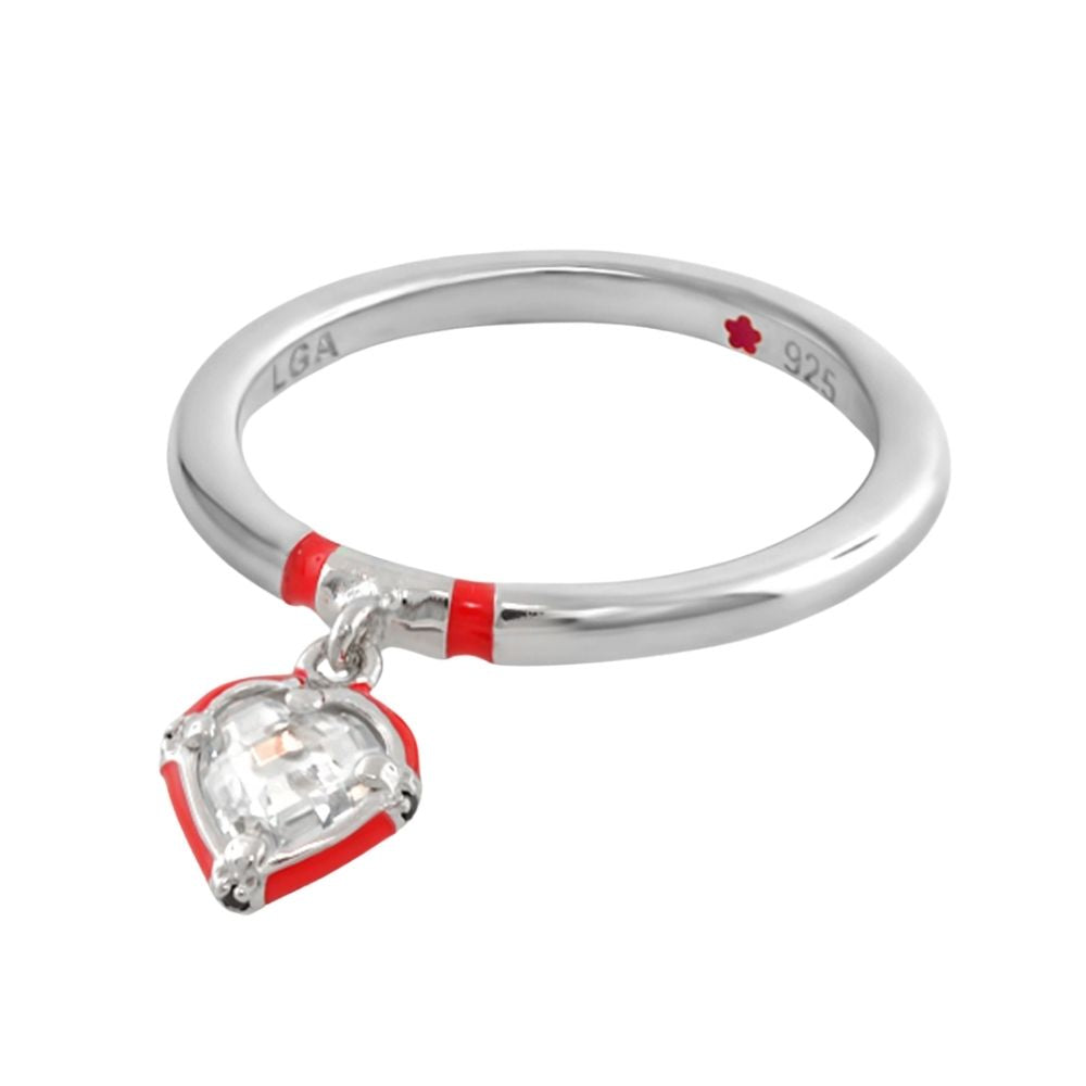 Layers of Love Stackable Ring — Heart Charm