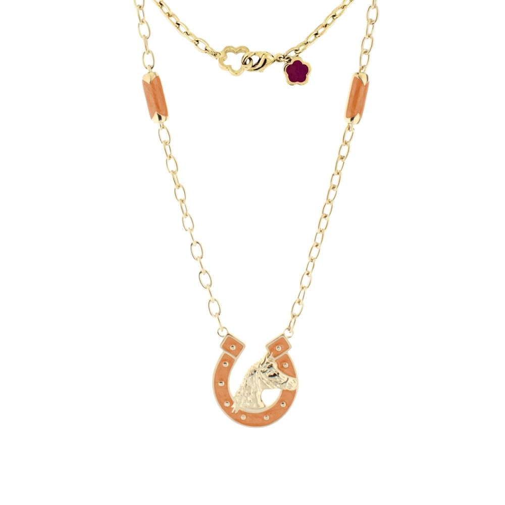 Equestrian Pendant Necklace