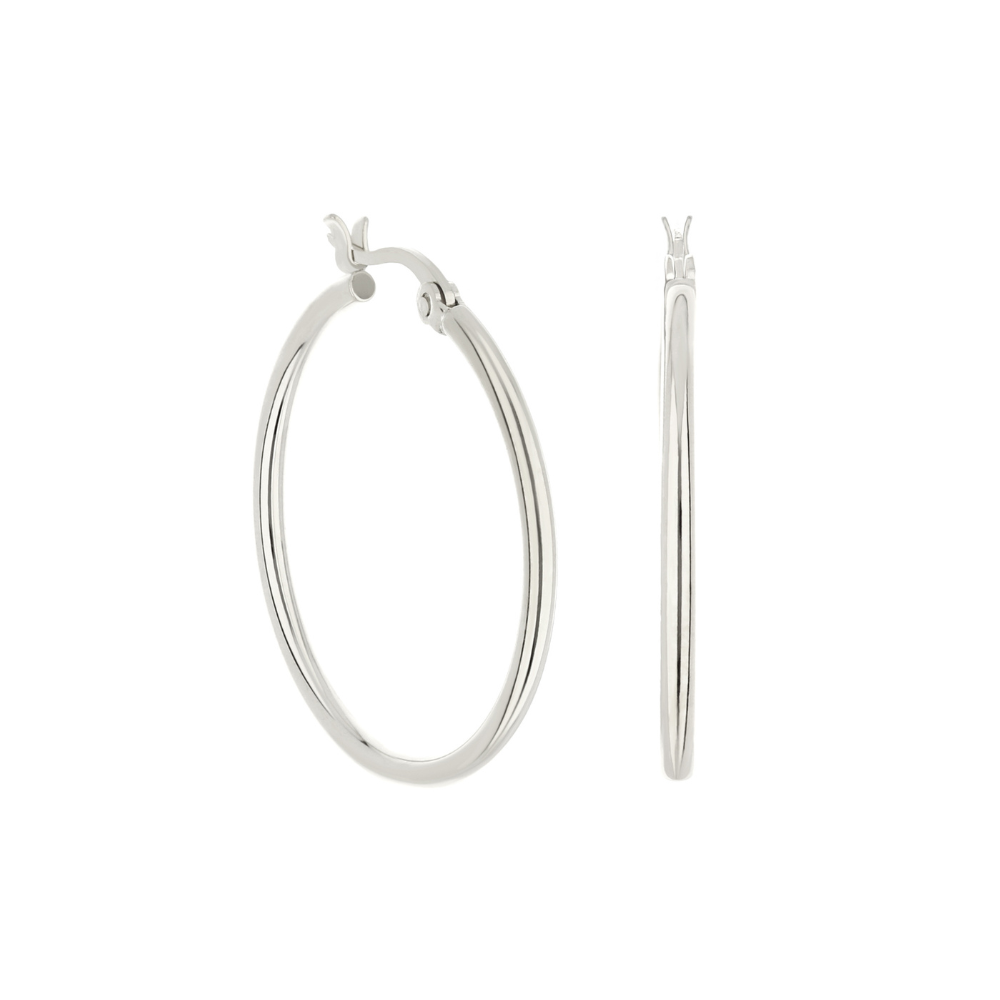 Plain Hoop Earrings