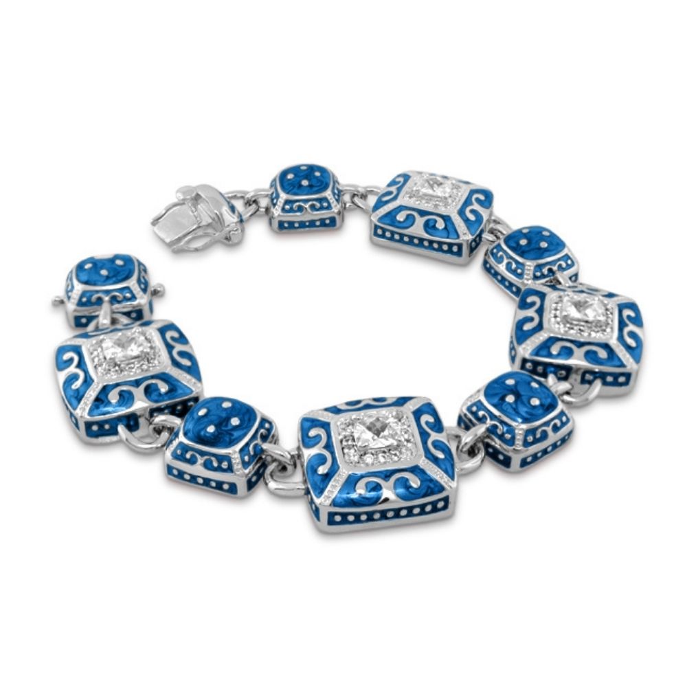 Enamel Engagement Bracelet