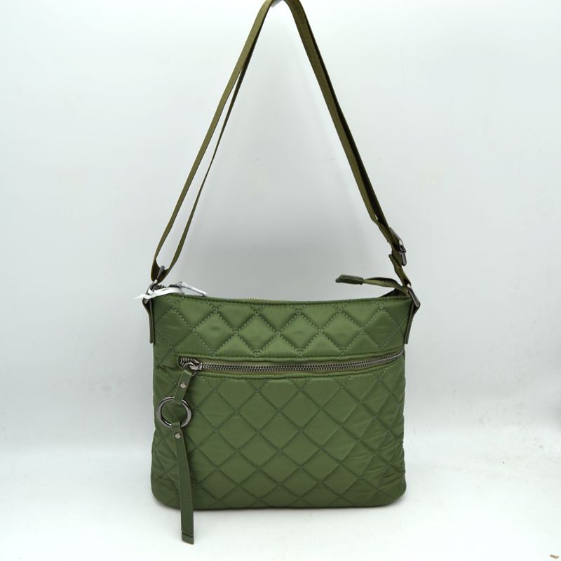 Quilted Crossbody Bag with Adjustable Shoulder Strap