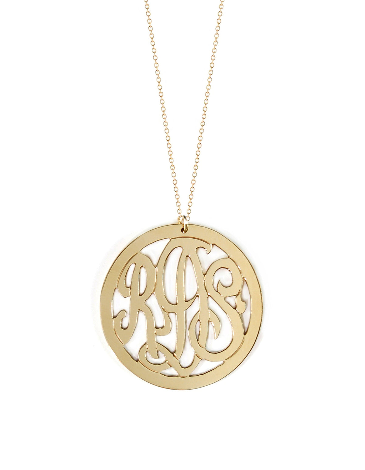 Script Monogram Necklace