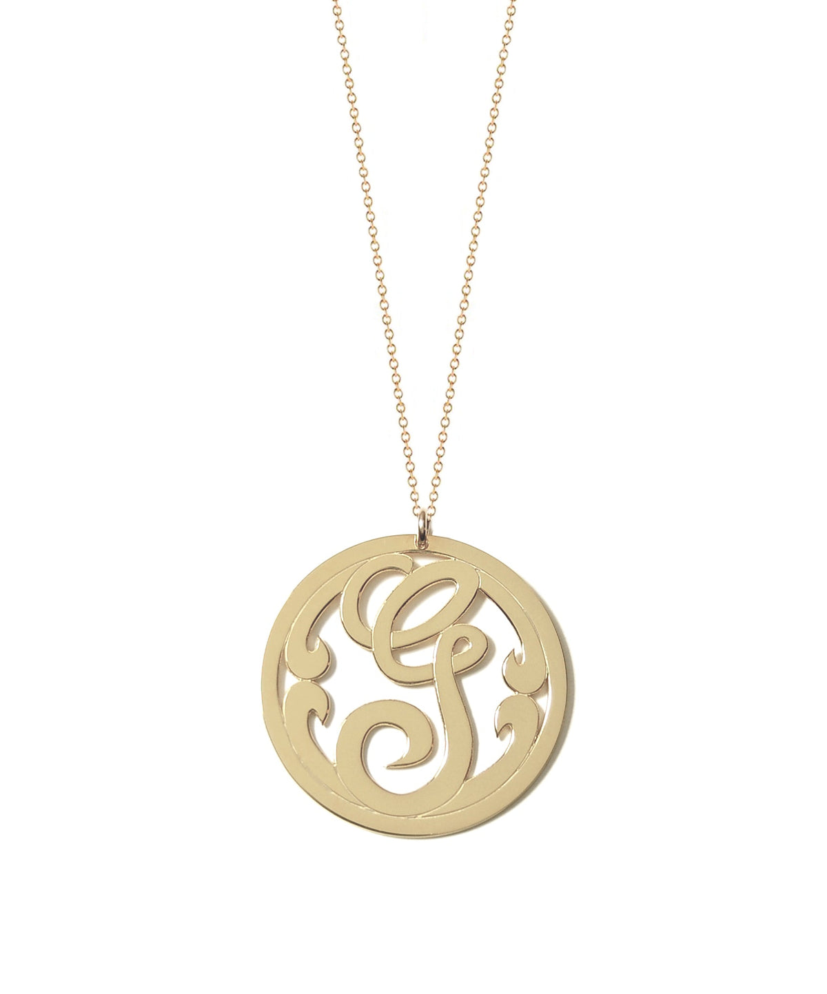 Script Monogram Necklace