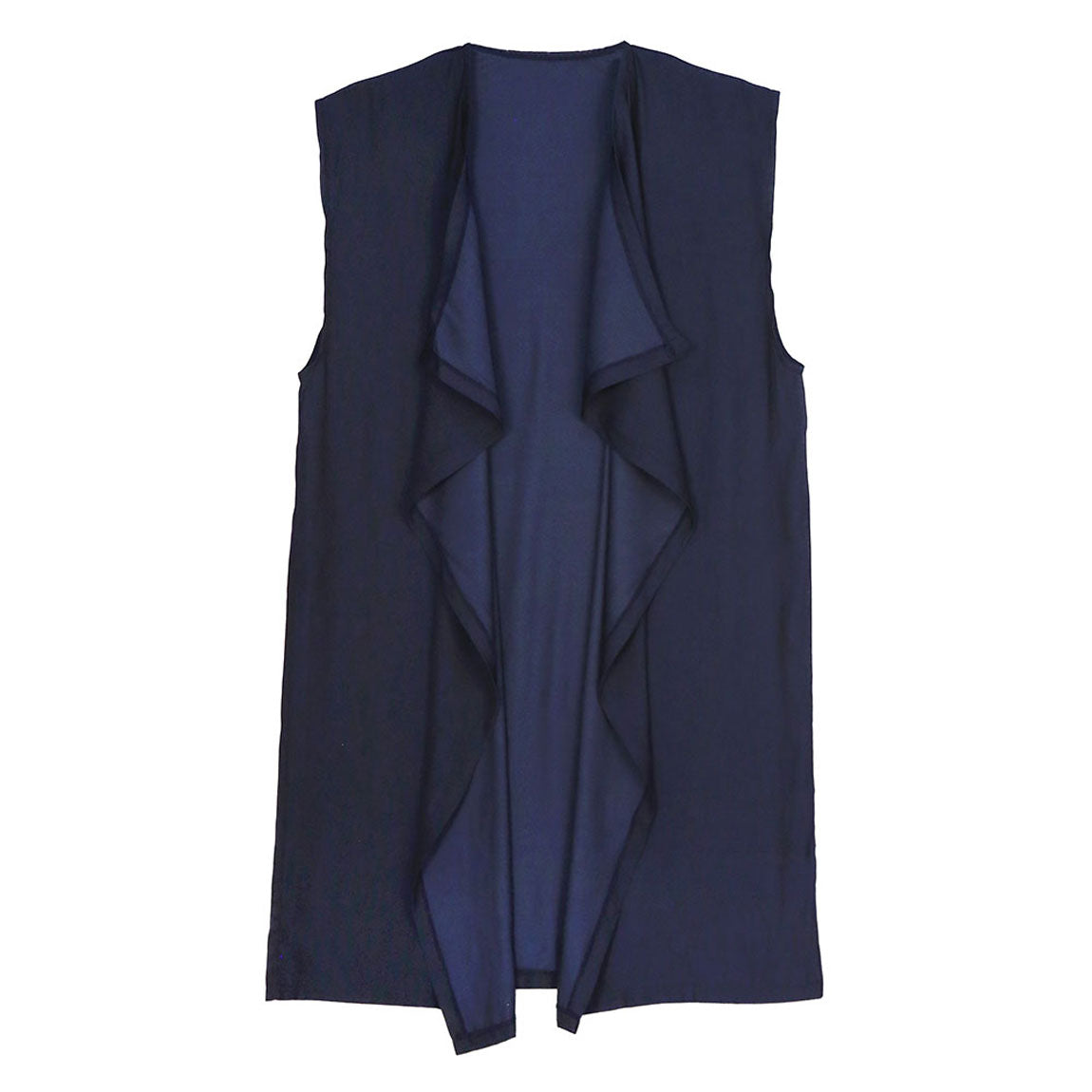 Waterfall Lapel Satin Vest