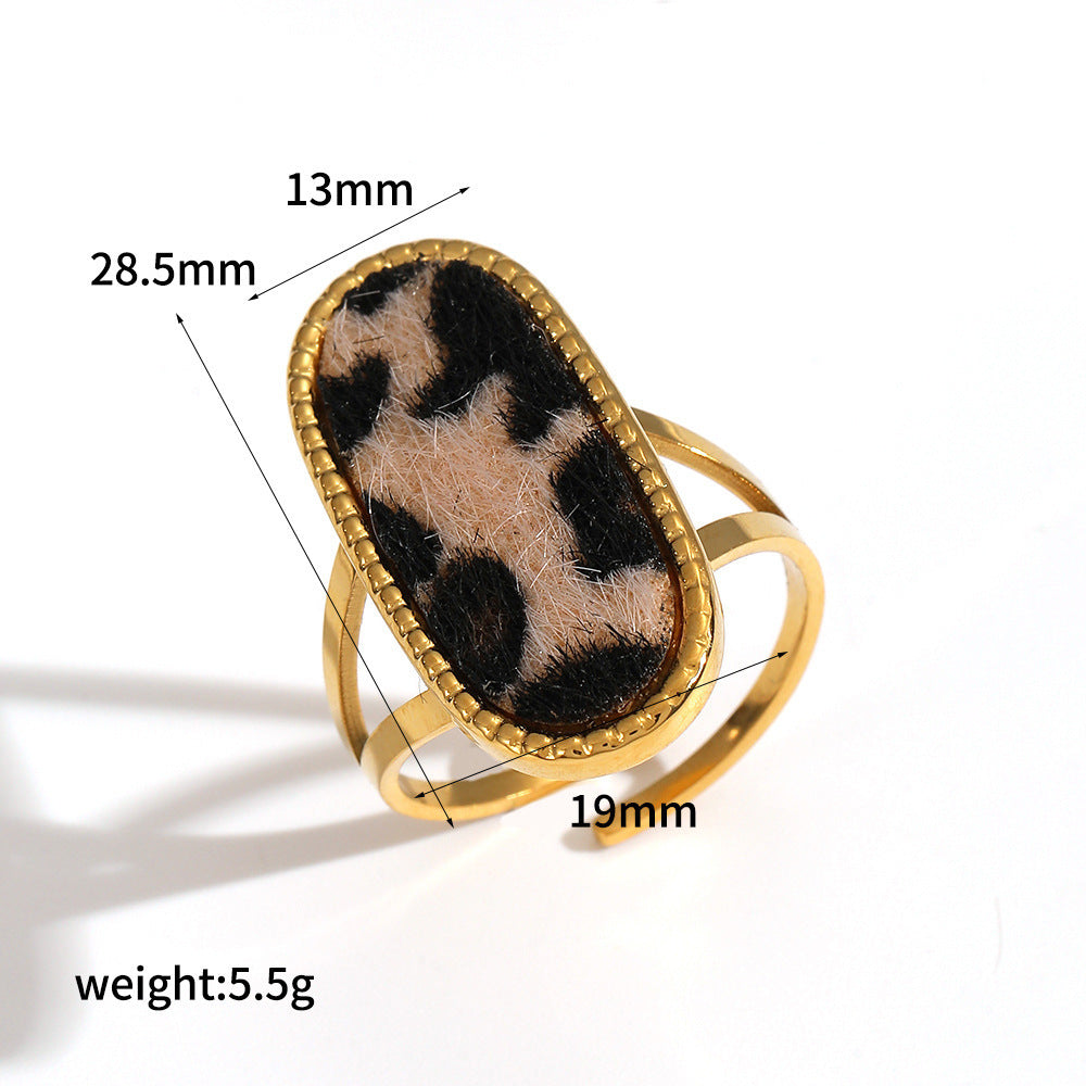 Elegant Resin Graceful Personality Style Amber Jewelry Set
