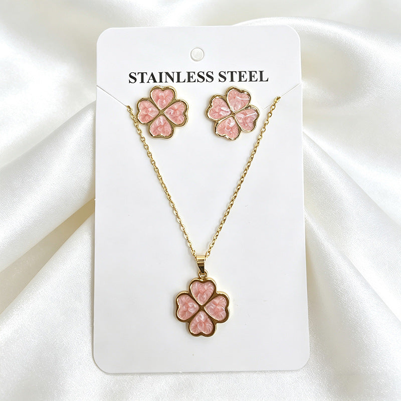 Stainless Steel Enamel Titanium Fashion Personality Necklaces