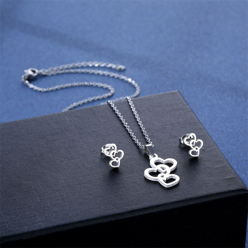 Glossy Suit Sweet Cool Wind Temperament Wild Clavicle Necklaces