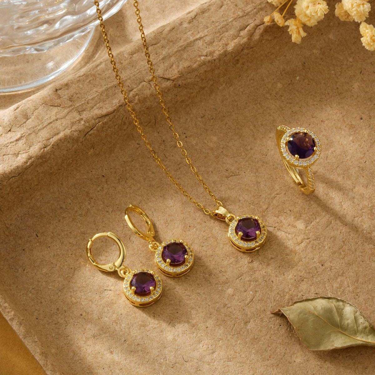 Luxury High-grade Three-piece Ear Clip Expensive To Give Mom Mother's Necklaces