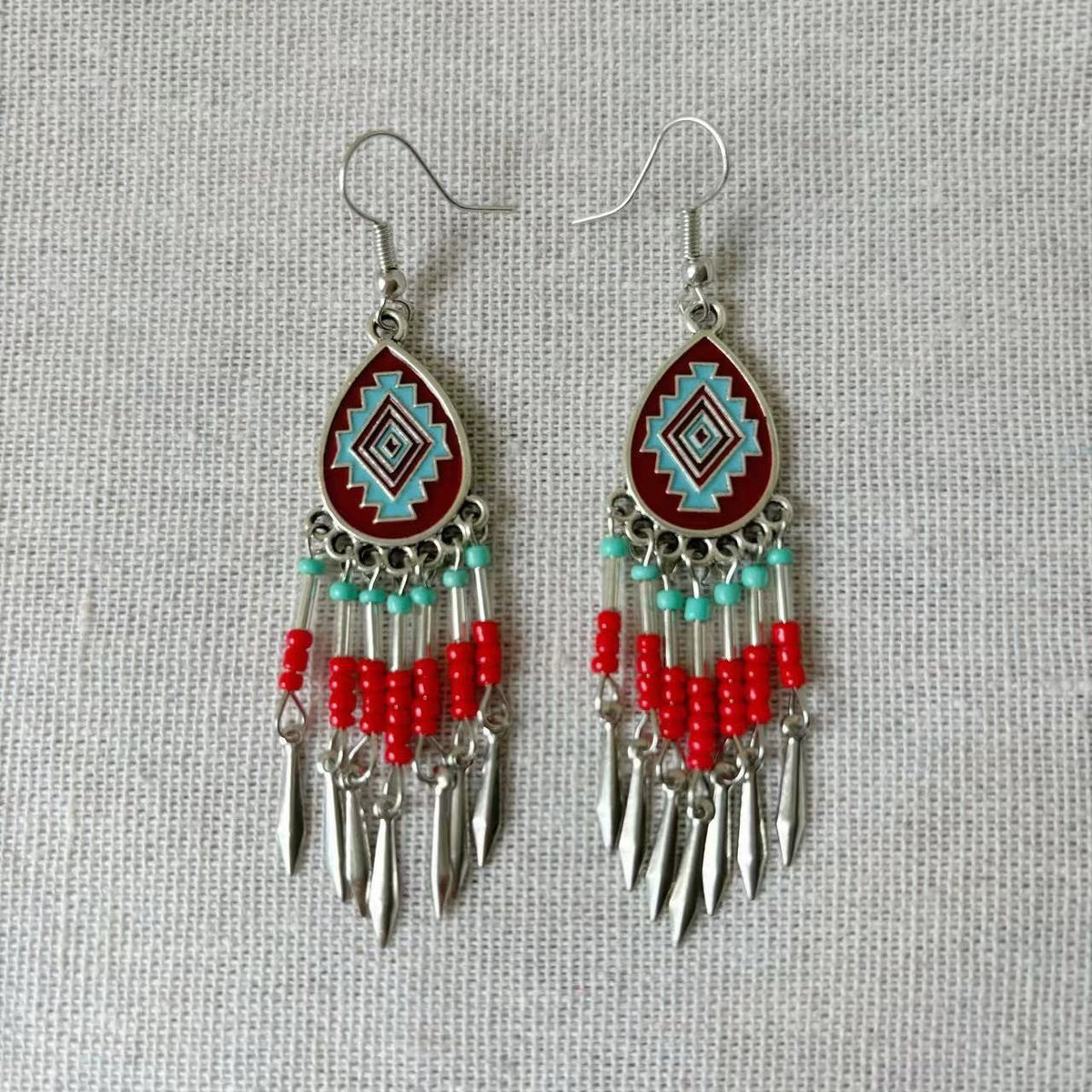 Style Vintage Fashion Bohemian Long Tassel Earrings